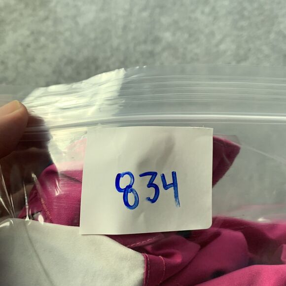 VTG Eddie Bauer A Legend ￼Women’s Jacket Full Zip Retro ￼Pink Blue White Size M - Picture 11 of 11